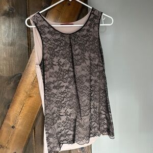 Black lace women’s top